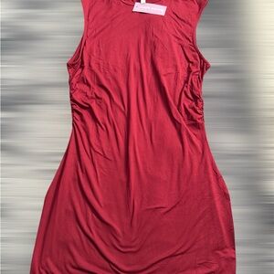 Red Sleeveless Dress